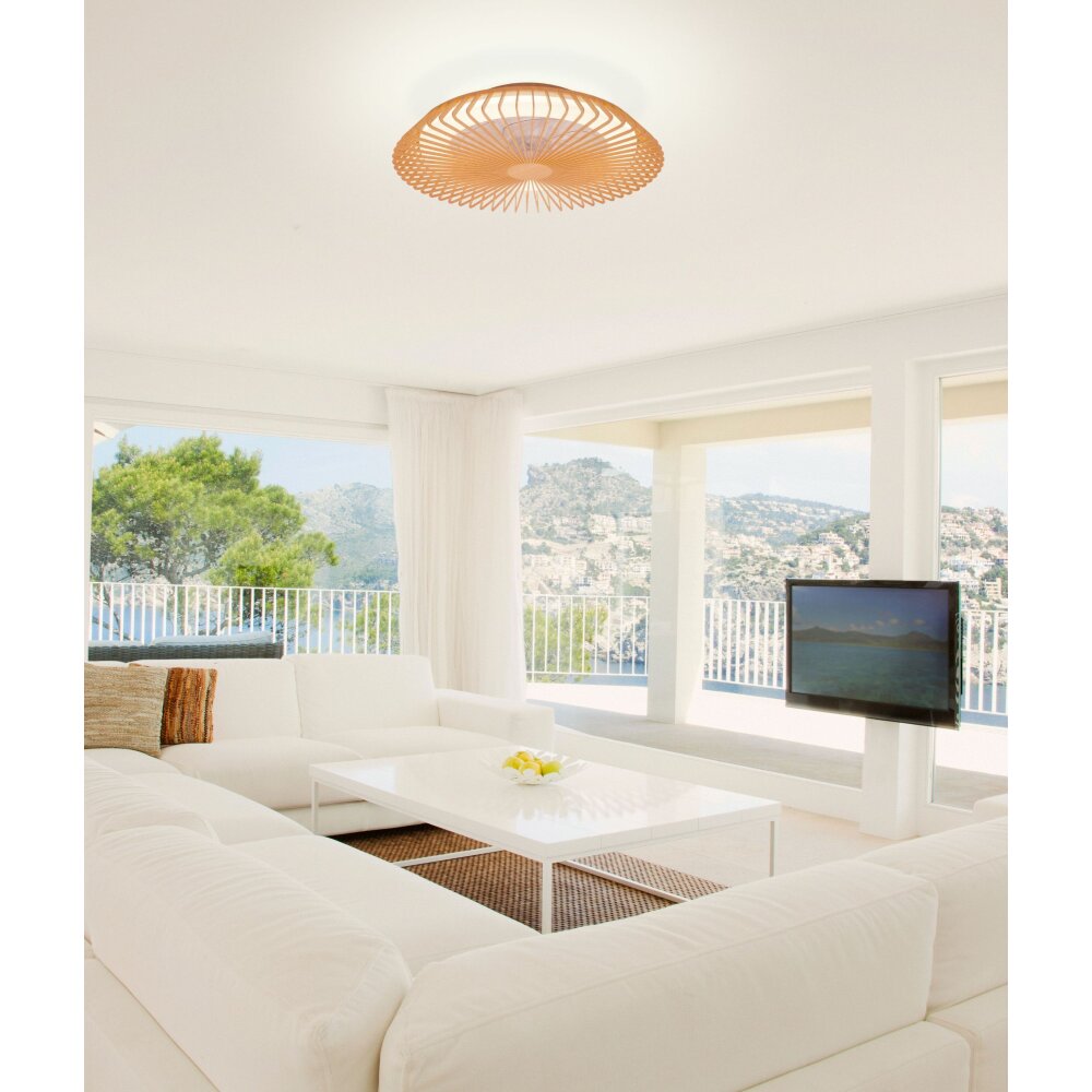 Mantra HIMALAYA ventilatore da soffitto LED Legno chiaro, 1-Luce, Telecomando main product photo