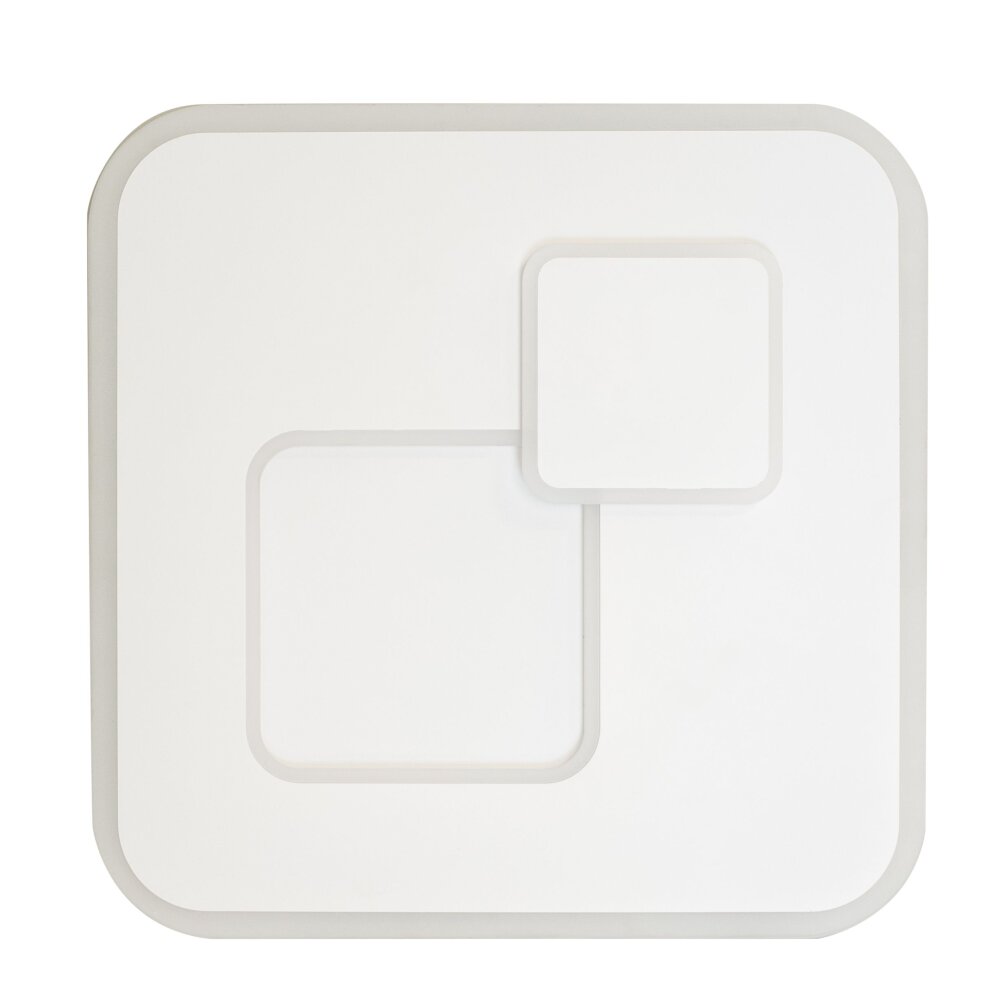 Mantra QUAD Plafoniera LED Bianco, 1-Luce, Telecomando