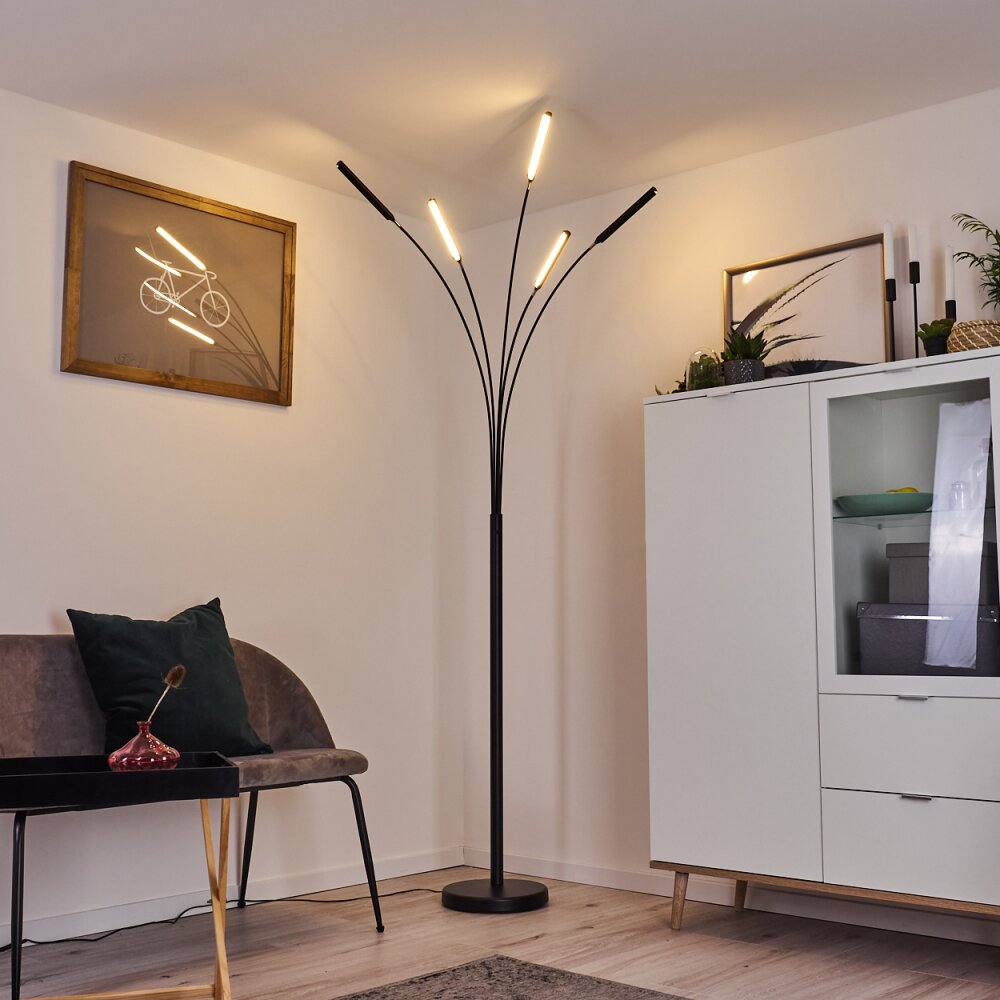Lampada, Piantana Regolabile In Altezza CAMILLA 30xh180 Cm Acciaio   Frassino  Ottone Formae Camiuu9016