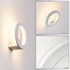 Nevis Applique LED Bianco, 1-Luce