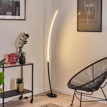 Nagu Lampada da terra LED Nero, 1-Luce