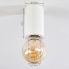 Agnano Plafoniera Bianco, 1-Luce