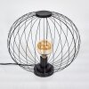 Wharua Lampada da tavolo Nero, 1-Luce