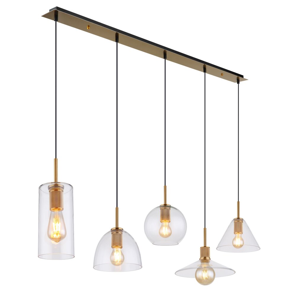 Globo ADARA Lampadario a sospensione Ottone, 5-Luci main product photo