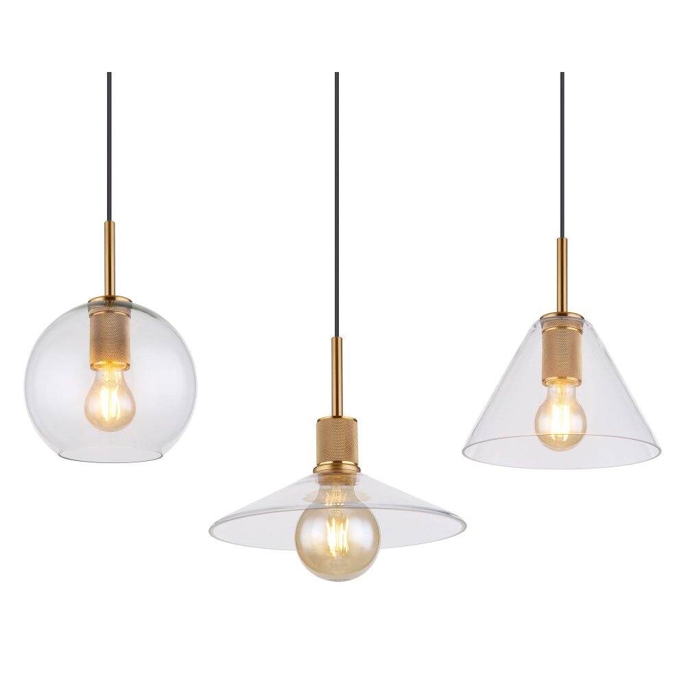 Globo ADARA Lampadario a sospensione Ottone, 5-Luci