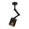 Lucide TAMPA Plafoniera Nero, 1-Luce