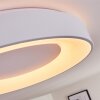 Casina Plafoniera LED Bianco, 1-Luce, Telecomando