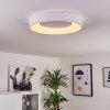 Casina Plafoniera LED Bianco, 1-Luce, Telecomando