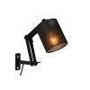 Lucide TAMPA Applique Nero, 1-Luce