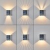 Benin Applique da esterno LED Grigio, 1-Luce