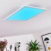 Gallitos Plafoniera LED Bianco, 1-Luce, Telecomando, Cambia colore