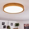 Nexo Plafoniera LED Aspetto del legno, Bianco, 1-Luce