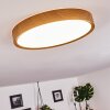 Nexo Plafoniera LED Aspetto del legno, Bianco, 1-Luce