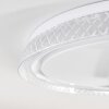 Feletto Plafoniera LED Bianco, 1-Luce, Telecomando