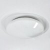 Cure Plafoniera LED Bianco, 1-Luce, Telecomando, Cambia colore