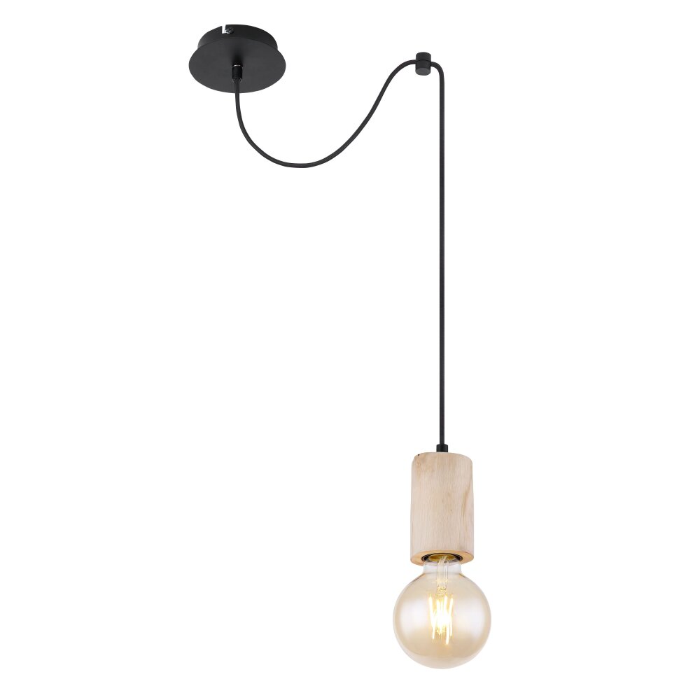 Globo JOSEBA Lampadario a sospensione Nero, 1-Luce main product photo