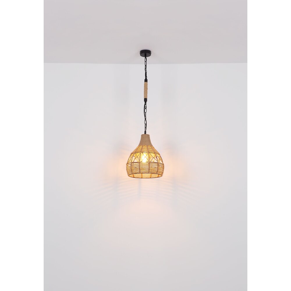 Globo HALIA Lampadario a sospensione Marrone, Nero, 1-Luce