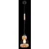 Globo HALIA Lampadario a sospensione Marrone, Nero, 1-Luce