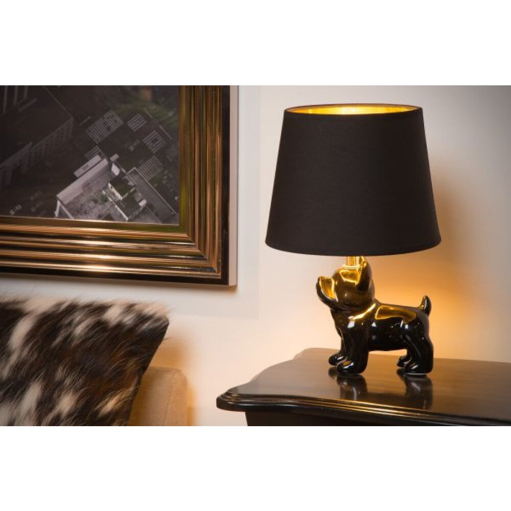 Lucide SIR WINSTON Lampada da tavolo Nero, 1-Luce main product photo