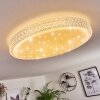 Suno Plafoniera LED Trasparente, chiaro, Bianco, 1-Luce, Telecomando