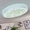 Suno Plafoniera LED Trasparente, chiaro, Bianco, 1-Luce, Telecomando