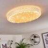 Suno Plafoniera LED Trasparente, chiaro, Bianco, 1-Luce, Telecomando