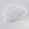 Suno Plafoniera LED Trasparente, chiaro, Bianco, 1-Luce, Telecomando