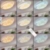 Avoriaz Plafoniera LED Trasparente, chiaro, Bianco, 1-Luce, Telecomando