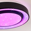 Grimacco Plafoniera LED Nero, 1-Luce, Cambia colore
