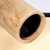 Salla Plafoniera Legno chiaro, Nero, 1-Luce