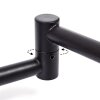 Sezze Plafoniera Legno chiaro, Nero, 6-Luci