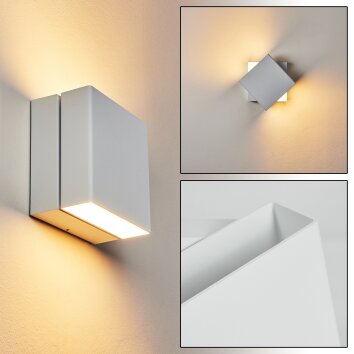 Fontanile Applique da esterno LED Bianco, 1-Luce