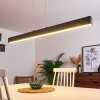 Poroporo Lampadario a sospensione LED Nero, 1-Luce