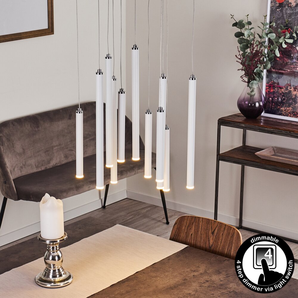 Porquera Lampada a Sospensione LED Bianco, 11-Luci main product photo