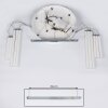 Porquera Lampada a Sospensione LED Bianco, 11-Luci
