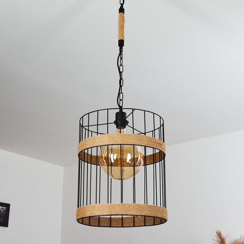 Sulzano Lampadario a sospensione Marrone, Nero, 1-Luce