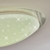 Rosenga Plafoniera LED Bianco, 1-Luce, Telecomando