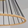 Sulzano Lampadario a sospensione Marrone, Nero, 1-Luce