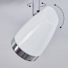 Idlewild Plafoniera LED Cromo, Bianco, 2-Luci