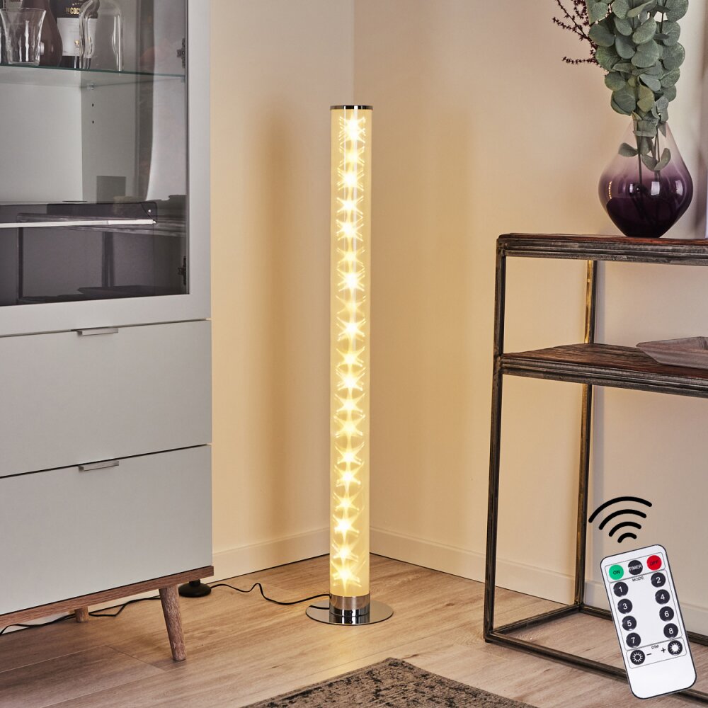 Tumurora Lampada da terra LED Cromo, 1-Luce, Telecomando main product photo