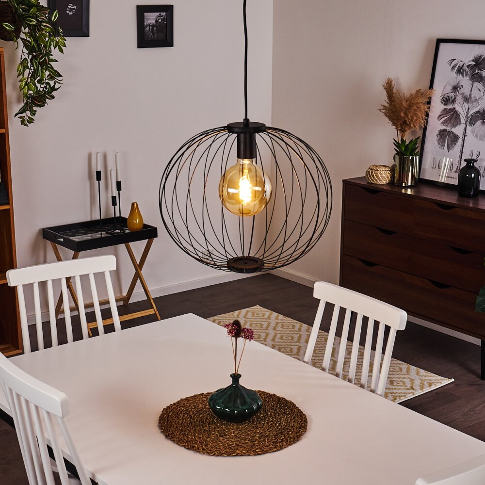 Wharua Lampadario a sospensione Nero, 1-Luce main product photo