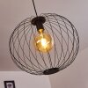 Wharua Lampadario a sospensione Nero, 1-Luce