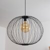 Wharua Lampadario a sospensione Nero, 1-Luce