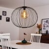 Wharua Lampadario a sospensione Nero, 1-Luce