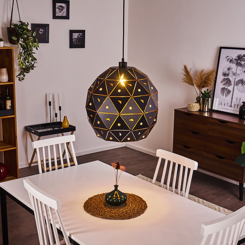 Sunasau Lampadario a sospensione Nero, 1-Luce main product photo