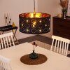 Trasancos Lampadario a sospensione Nero, 1-Luce