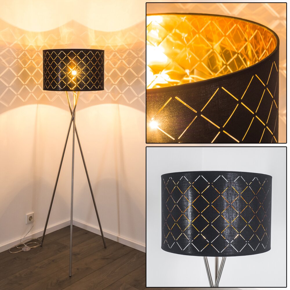Meldal Lampada da terra Nichel opaco, 1-Luce main product photo