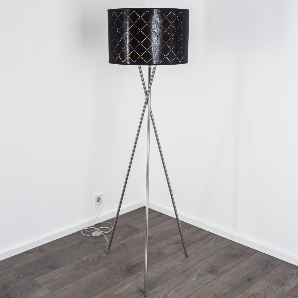 Meldal Lampada da terra Nichel opaco, 1-Luce