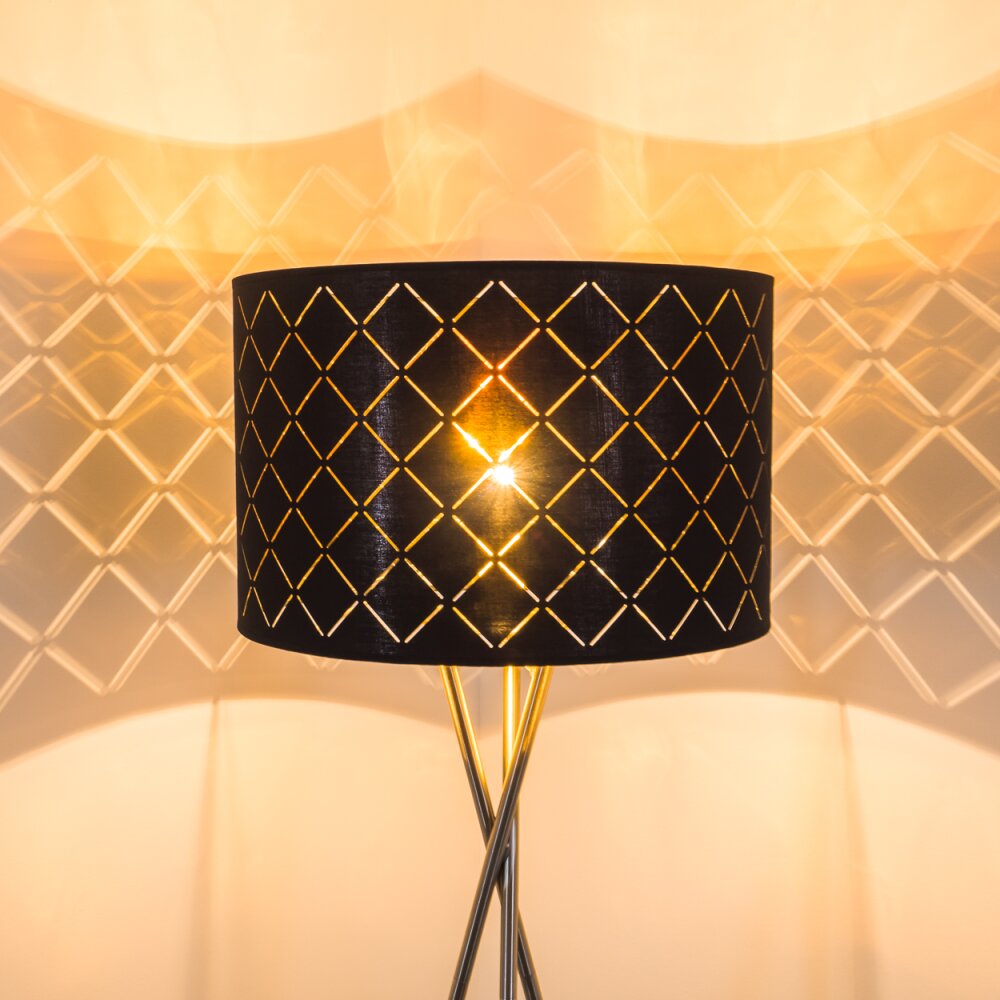 Meldal Lampada da terra Nichel opaco, 1-Luce