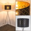 Meldal Lampada da terra Nichel opaco, 1-Luce
